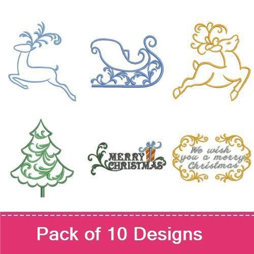 Swirly Christmas