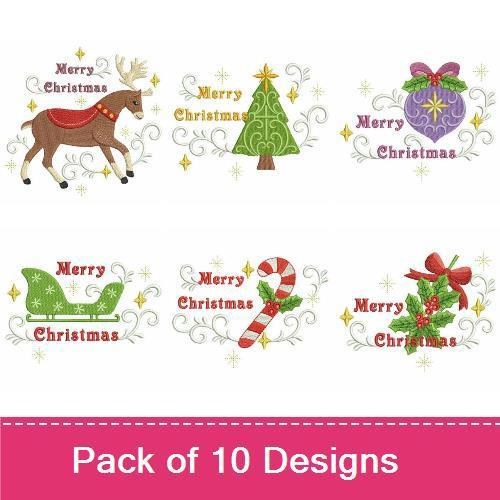 Filigree Merry Christmas