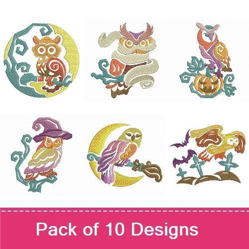 Fancy Halloween Owls