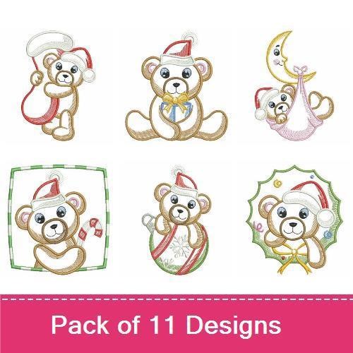 Sketched Christmas Bear