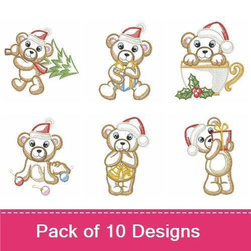 Sketched Christmas Bear