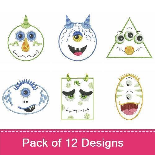 Baby Monster Faces
