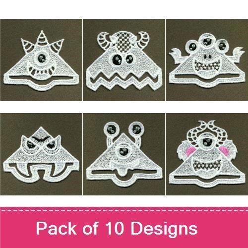 FSL Monster Bookmark Corners 2