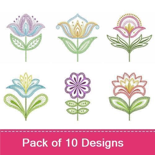 Colorful Fancy Flowers