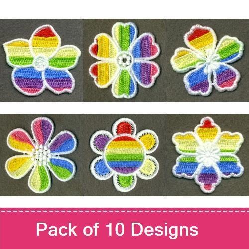 FSL Rainbow Flowers