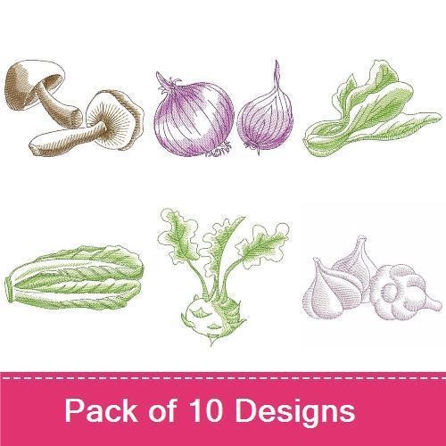 Sketched Vegetables