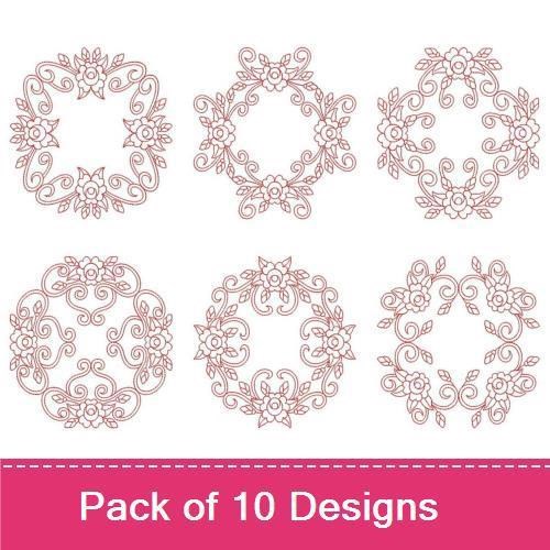 Redwork Rose Quilts