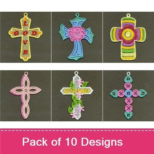 FSL Crosses Ornaments