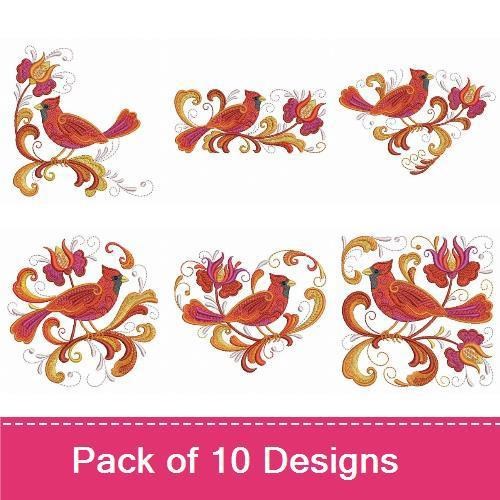 Rosemaling Cardinal