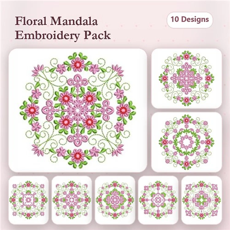 Floral Quilt Blocks 2