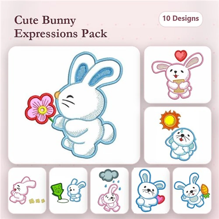 Applique Bunnies