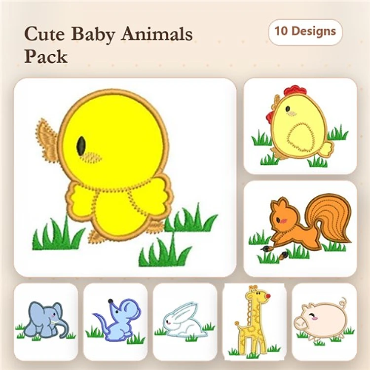 Applique Animals