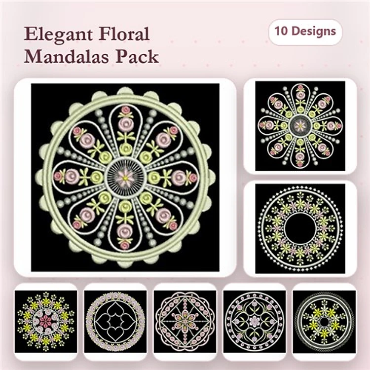 Heirloom Floral Circles