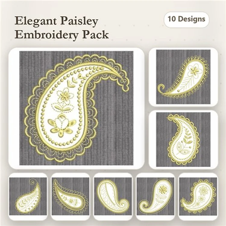 Applique Paisley Delight