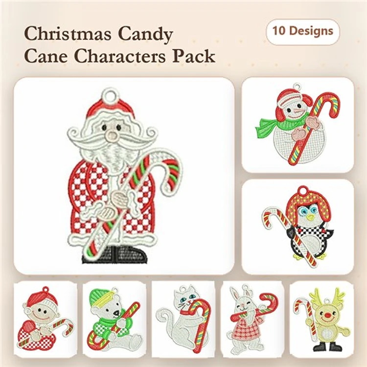 FSL Candy Cane Ornaments