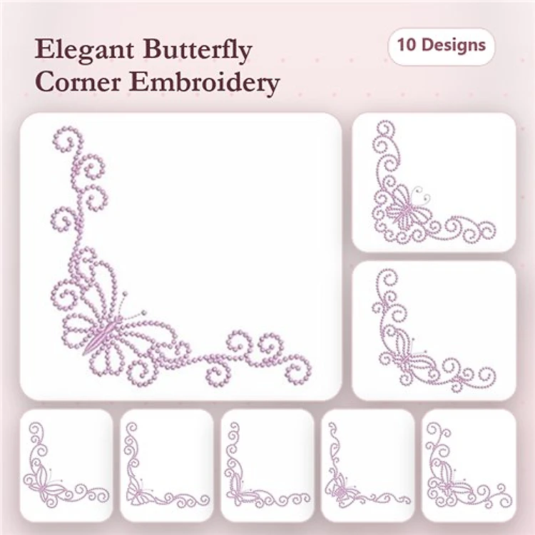 Candlewicking Butterfly Corner