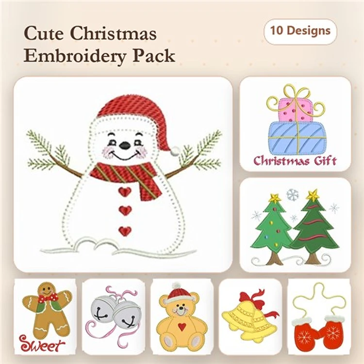 Applique Christmas Medley