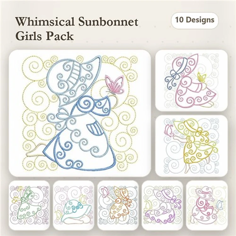 Curly Sunbonnets 2