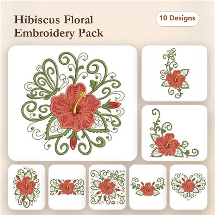 Art Deco Hibiscus