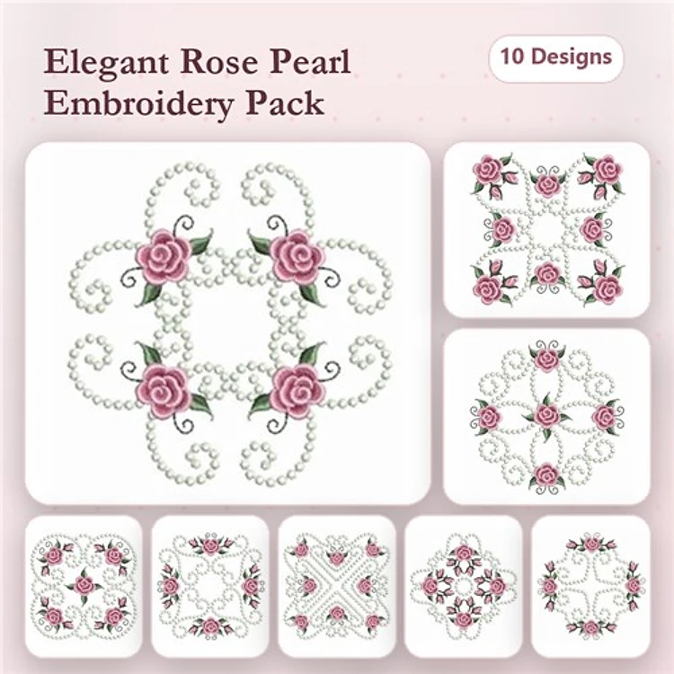 Pearl Roses Quilt 4