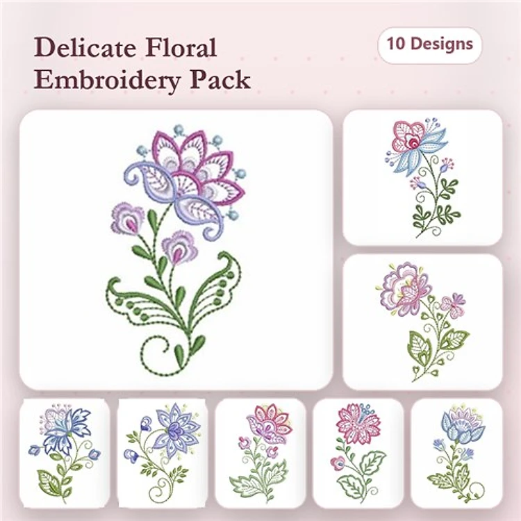 Vintage Jacobean Floral 3