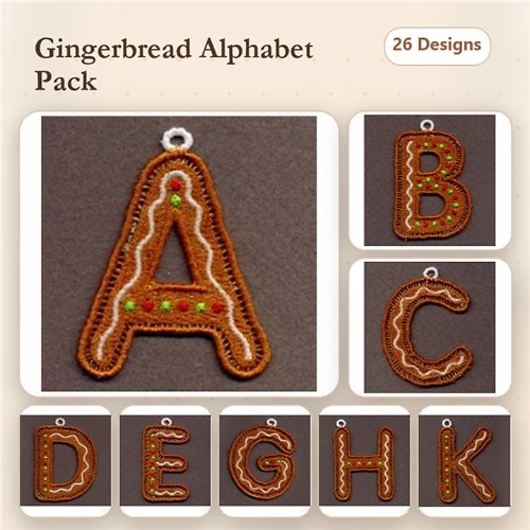 FSL Gingerbread Alphabet