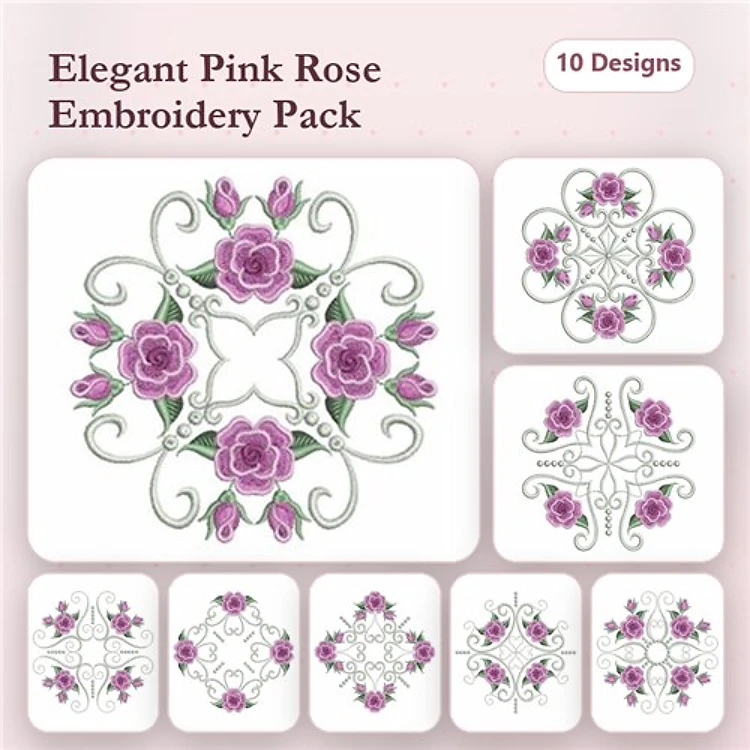 Pearl Roses Quilt 8