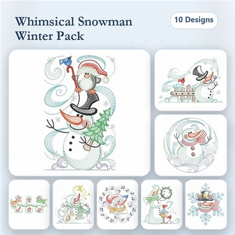 Rippled Snowman