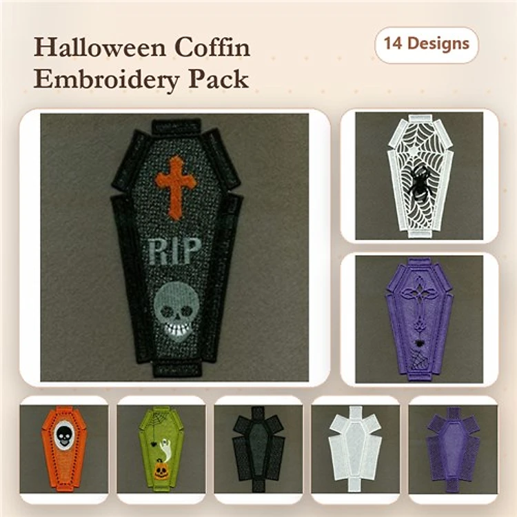 3D FSL Halloween Coffin Box