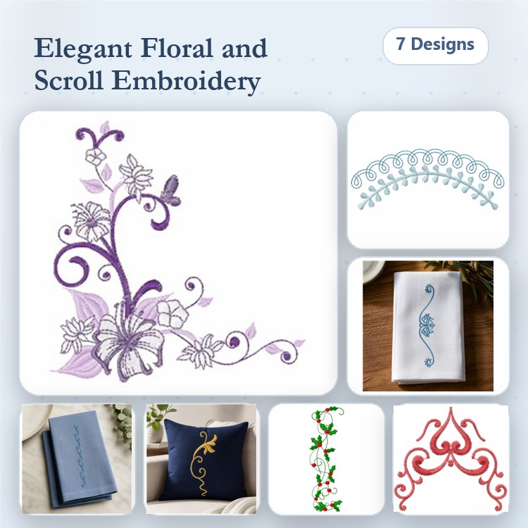 Gorgeous Floral Borders