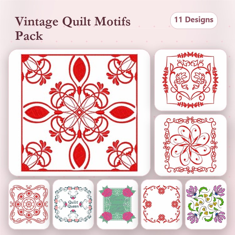 Floral Quilt Blocks
