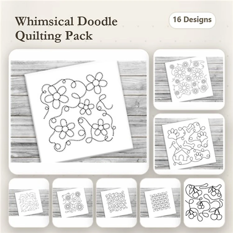 Floral & Animal Embroidery Bundle – Versatile Designs (16 Designs)