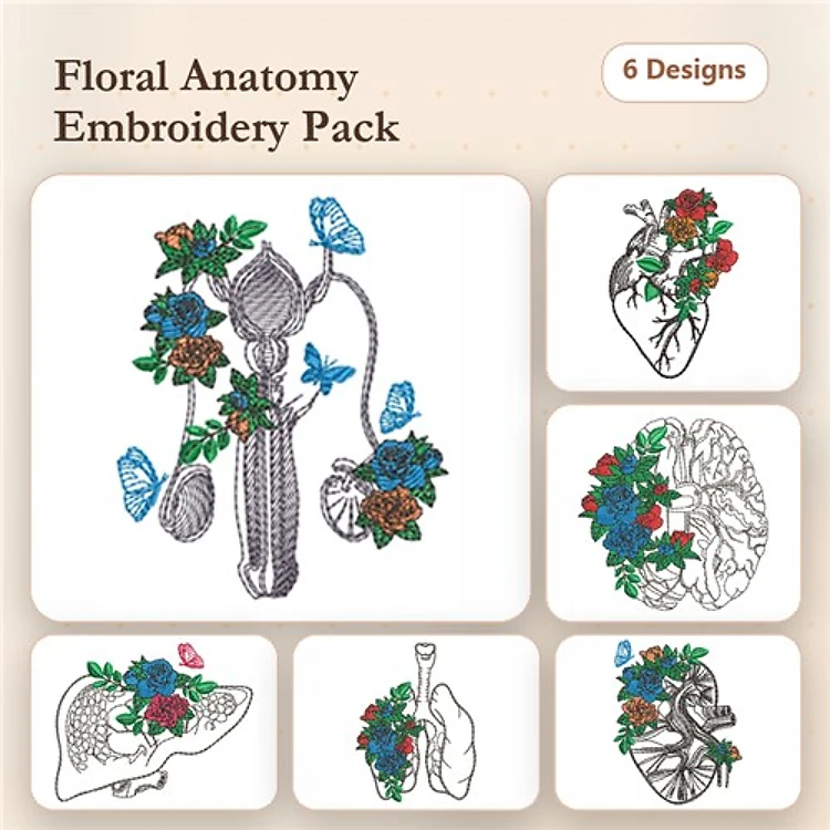 Floral Human Organs