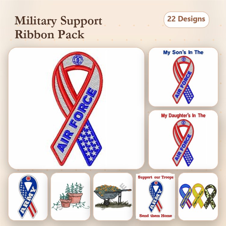 Military Awareness Ribbons