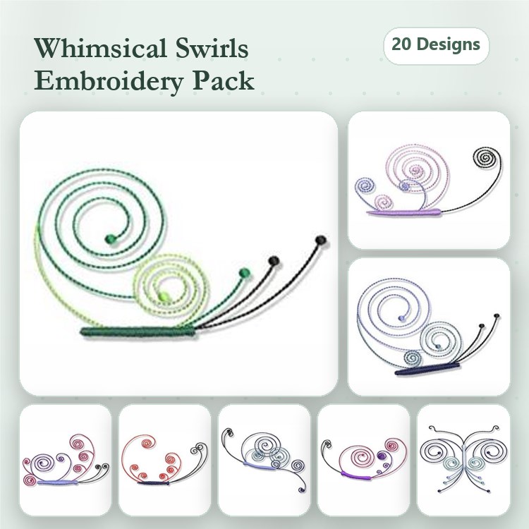 Swirly Butterflies