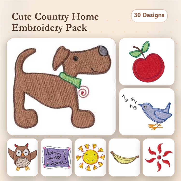 Floral Embroidery Bundle – Nature-Inspired Designs (30 Designs)