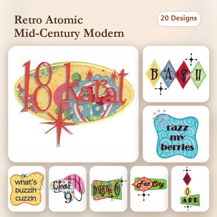 Retro Slang Applique