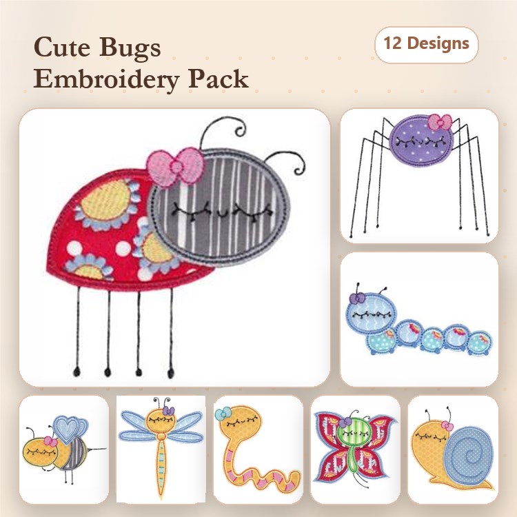 Bug Off Applique