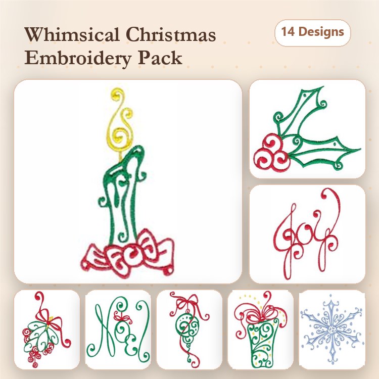 Baroque Swirly Christmas