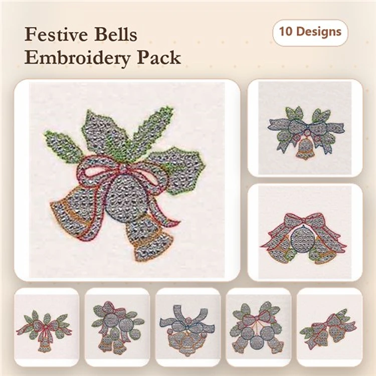 Mylar Christmas Bells