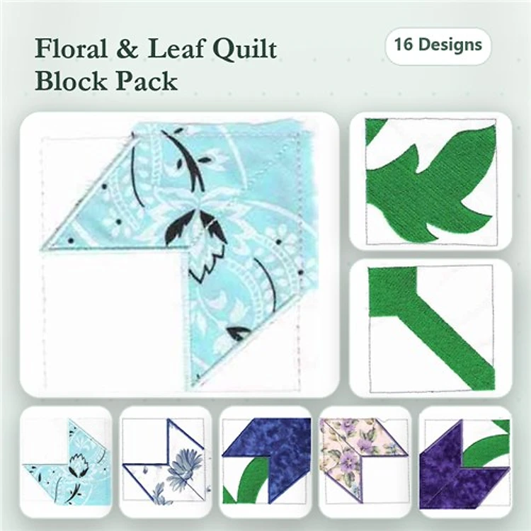 Peony Quilt Blocks