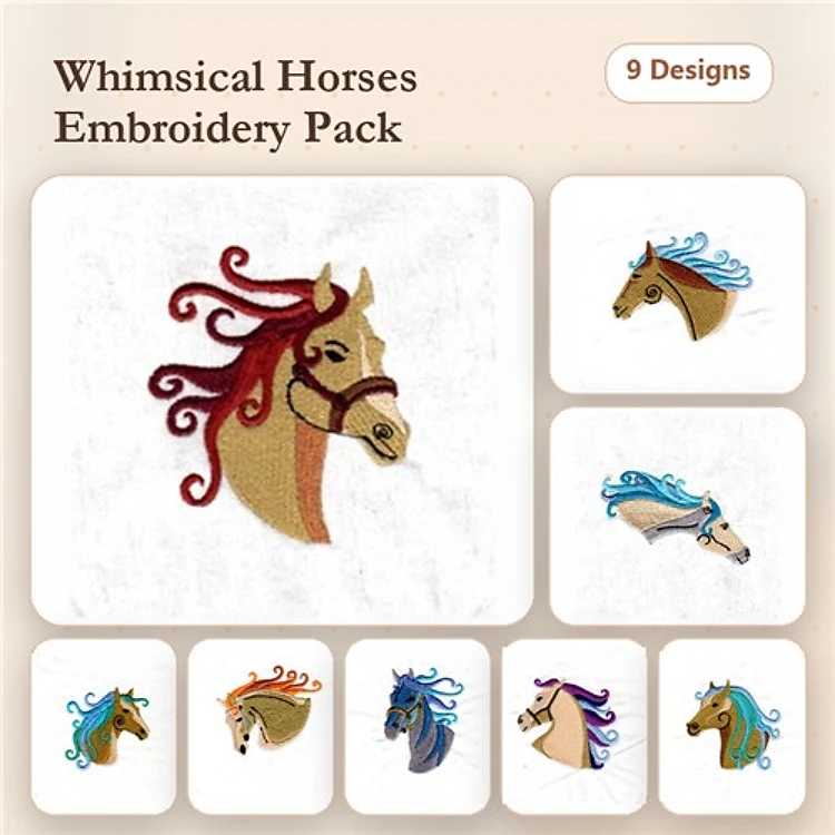 Swirly Horses