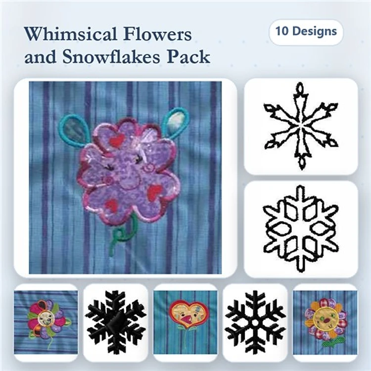 Applique Patchy Flowers