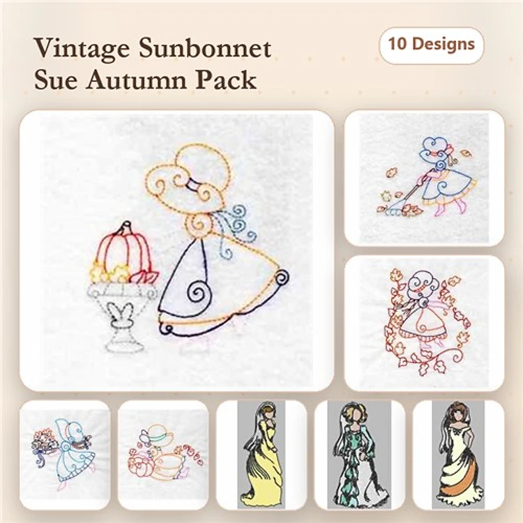 Crocodile, Heron & Elephant Embroidery Bundle – Animal Silhouettes (10 Designs)