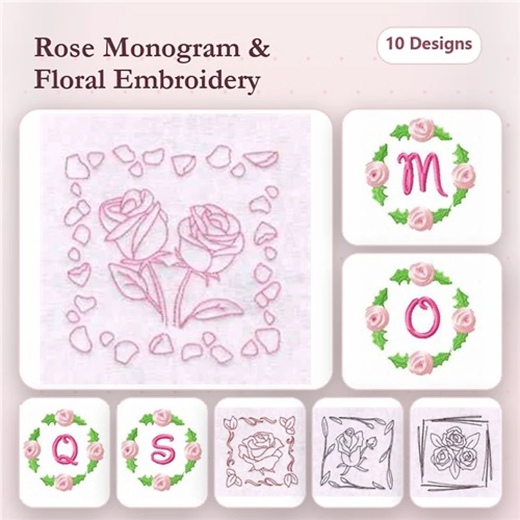 Spring Rose Blocks