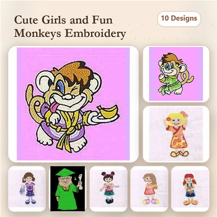 Applique Fancy Girls 2