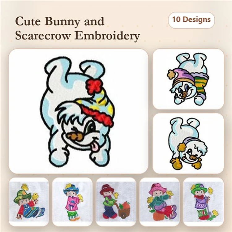 Applique Scarecrows