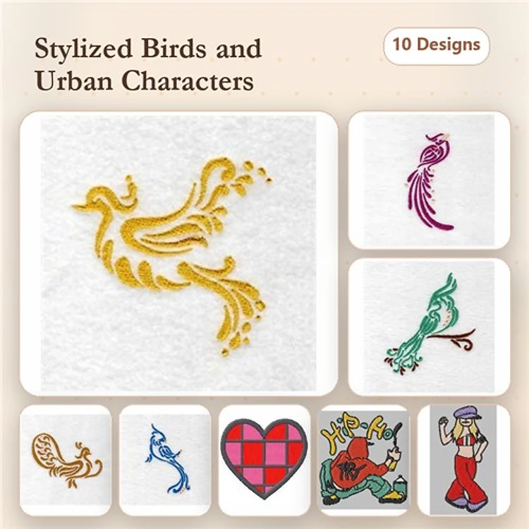 Art Deco Birds