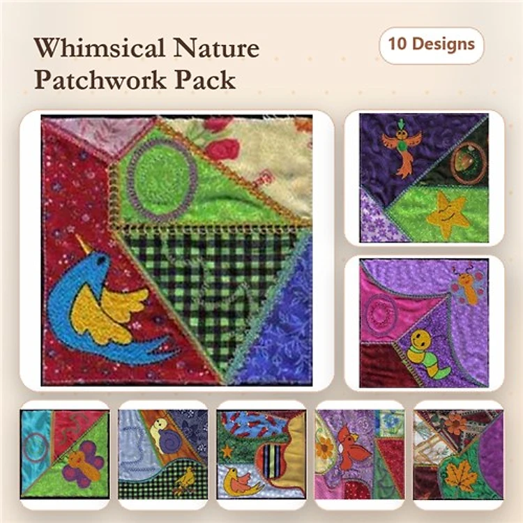 Fish, Bird & Sea Creature Embroidery Bundle – Fun and Colorful (20 Designs)