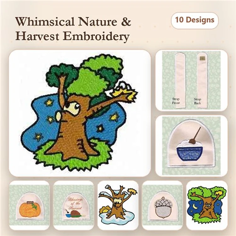Girl and Bear Embroidery Bundle – Heartfelt Designs (10 Designs)